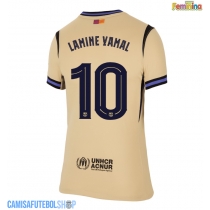 Camisa de time de futebol Barcelona Lamine Yamal #10 Replicas 2º Equipamento Feminina 2025-26 Manga Curta